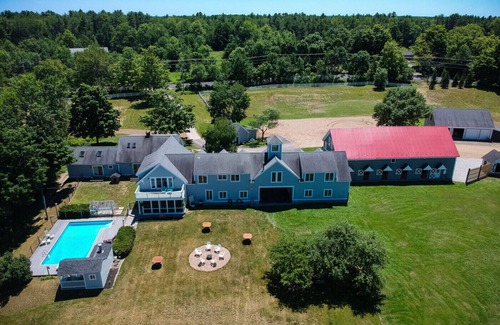 Saco House | Pastoral farm setting for your scenic Maine retreat!