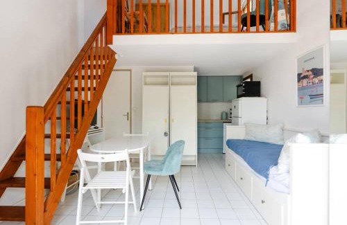 Les Ayguades Villa | Pavillon Studio Mezzanine Climatisé Proche Plage avec Parking - FR-1-409A-37