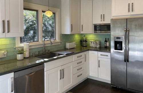Berkeley House | Peaceful Berkeley home with designer furnishings, private creek & treehouse