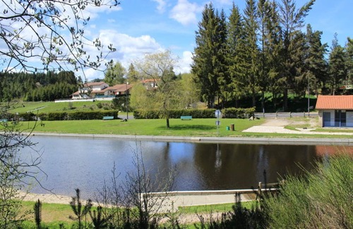 Usson-en-Forez Cottage | Peaceful chalet with fireplace in Usson-en-Forez