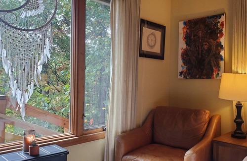 Waynesville House | Peaceful Forest Sanctuary Private Hot Tub Tranquil Blue Ridge Escape