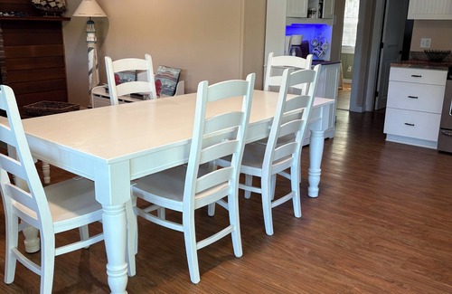 Barnstead House | Peaceful Lakefront Retreat w/Private Beach, Outdoor Bar & Home Theater