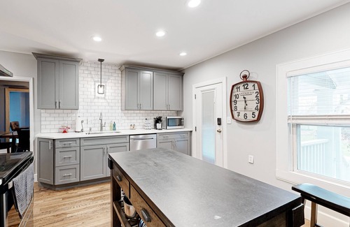 Plymouth House | Peaceful, spacious retreat with enviable location, firepit, yard