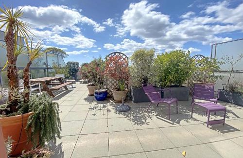 Lorient Apartment | Penthouse au cœur de Lorient avec terrasses, spa, parking sécurisé et proche des plages - FR-1-349-225