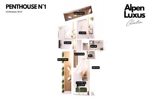 Kramsach Apartment | PENTHOUSE N`1 - AlpenLuxus Collection