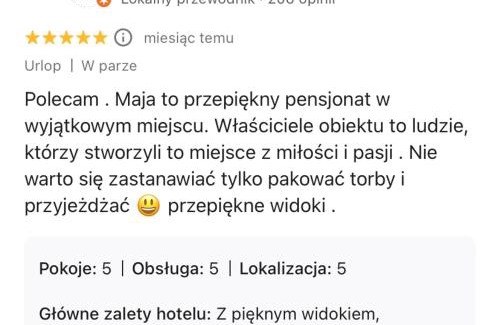 Paseky nad Jizerou Bed & Breakfast | Penzion Mája - polski pensjonat w czeskich Karkonoszach