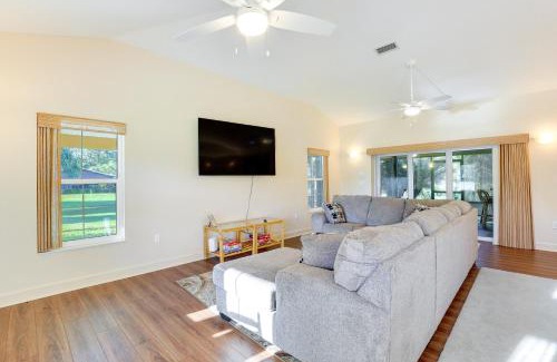 Indian River Estates House | Pet-Friendly Fort Pierce Home with Screened Porch!