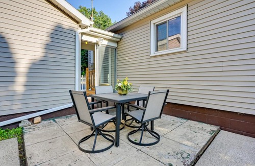 Owosso House | Pet-Friendly Michigan Escape with Patio and Gas Grill!
