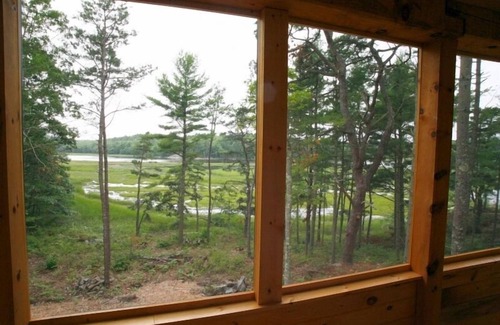 Arrowsic Cabin | Picturesque Waterfront Cottage with Wraparound Screen Porch