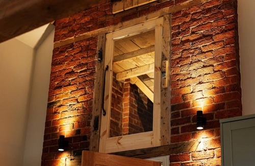 Pontesbury House | Pigeon House: Barn with hot tub, wood burner & large private garden.