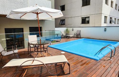 Bigorrilho Apartment | Piscina, Academia, Vaga Garagem, Petfriendly