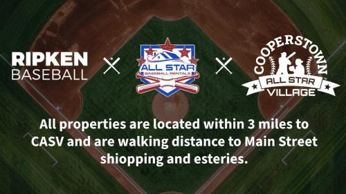 Oneonta Apartment | Pitcher's Paradise Apt 2-All Star Baseball Rentals