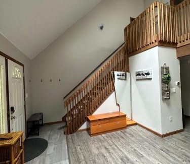 Gouldsboro House | Pocono Hideout Family Home with Hot Tub Deck Sunroom Pool Big Bass Lake Larsen Lake Gouldsboro Clifton Township