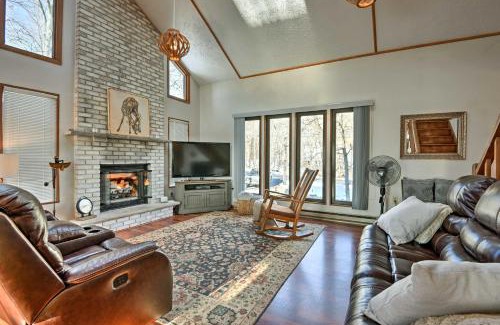 Bushkill House | Poconos Vacation Rental with Pool Access and Hot Tub!