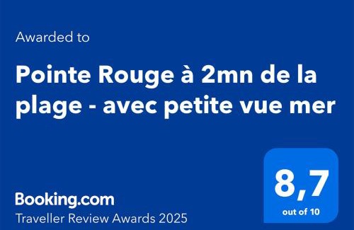 8th Arrondissement Apartment | Pointe Rouge à 2mn de la plage - avec petite vue mer