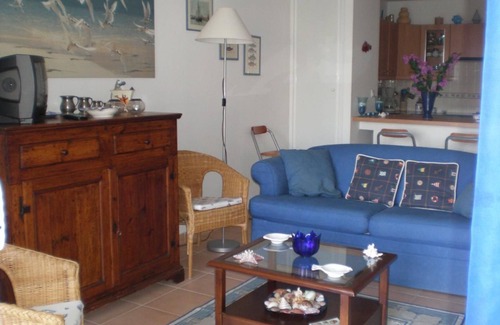 Saint-Florent Apartment | Pont de bateau, sea view with private pool