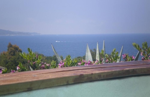 Saint-Florent Apartment | Pont de bateau, sea view with private pool