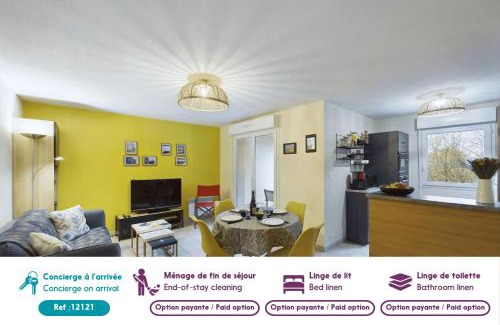 Pont-l'Abbe Apartment | Pont L'Abbé - Appartement pour 4 avec balcon