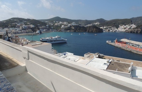 Ponza Villa | Ponza port, prestigious house, large terrace and amazing sea view