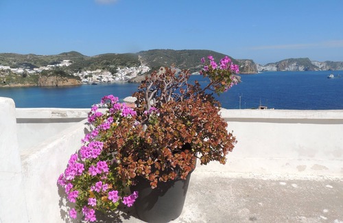Ponza Villa | Ponza port, prestigious house, large terrace and amazing sea view