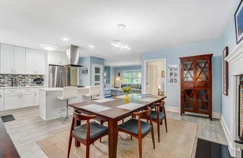 Ashbrook - Clawson Village House | Poolside Bungalow with Fire Pit Fun and King Suite