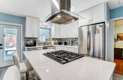 Ashbrook - Clawson Village House | Poolside Bungalow with Fire Pit Fun and King Suite