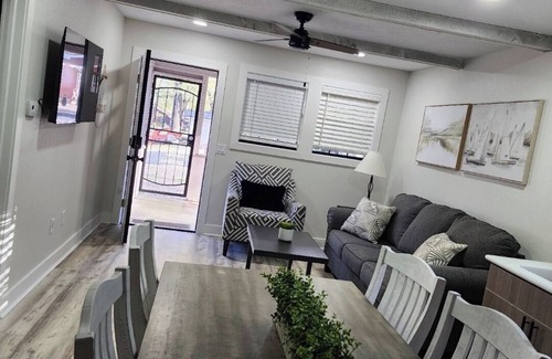 Mountain Home Cabin | Poolside Harbor at Fish & Fiddle Family Resort & Extended Stay