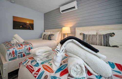 Sunset Beach Hotel | Poolside Suite- 2 beds- Large living room!