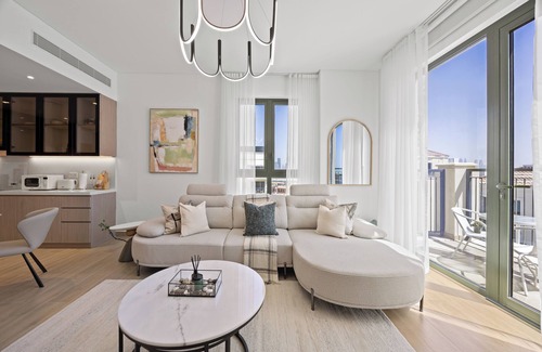 Madinat Zayed Apartment | Portside Bliss La Mer 1 BR with Sea View