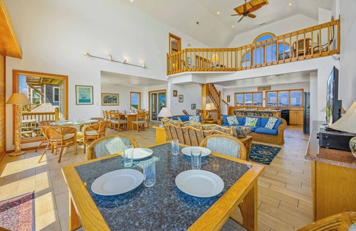 Frisco House | Premier Oceanfront w/Pool, Hot Tub, Game Room, Theater, Tiki Bar. Surf's Up!
