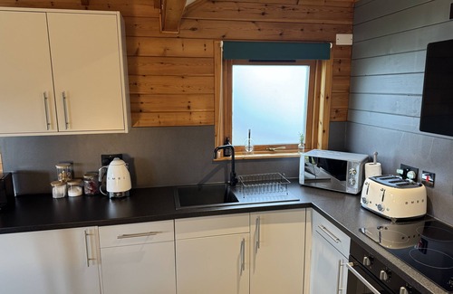 Pitlochry Cottage | Premium Woodland Lodge with Hot Tub and Woodburner