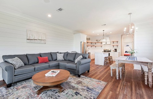 Old Town House | “Prime Location” New Beachfront 3 Bedroom on the BEACH in downtown Bay St Louis