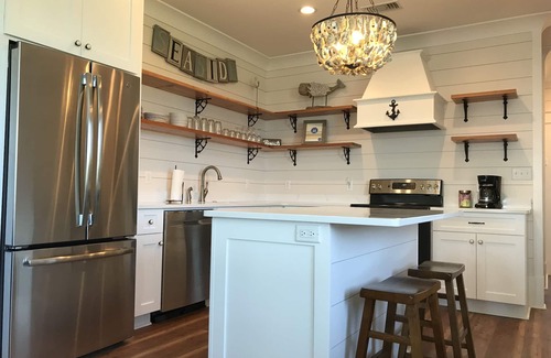 Old Town House | “Prime Location” New Beachfront 3 Bedroom on the BEACH in downtown Bay St Louis