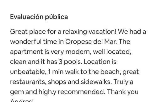 Marina d'Or Apartment | PRIMERA LINEA VISTAS AL MAR Y MONTAÑA SEA VIEWS 10TH Floor