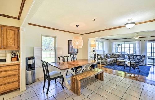 Azle House | Private Beach & Dock: Home on Eagle Mountain Lake