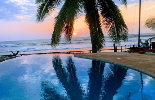Saladita House | Private beach front home. Renowned surfing destination. Playa la Saladita.