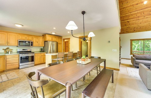 Amery House | Private Boat Dock: Lake Wapogasset Retreat!