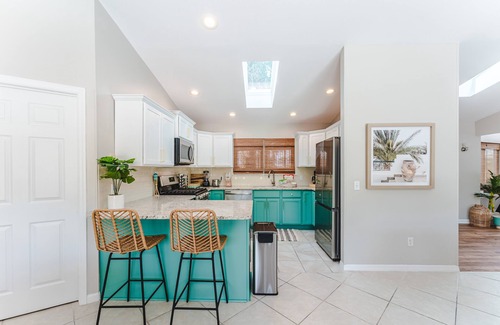 Port St. Joe House | Private heated pool+sauna, 2 blocks to beach, game room, golf cart, dogs welcome