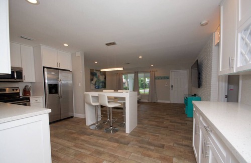 Deerfield Beach House | Private home with private heated pool and huge backyard . Five min to beach .