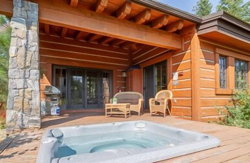Tamarack Cottage | Private Hot Tub & Patio | Vaulted Wood Ceilings & Decor | POMA Ski Lift Access