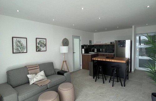 Fajardo Apartment | Private Island 1BR Condo with Oceanview, Pool View, 500MB WiFi & A/C