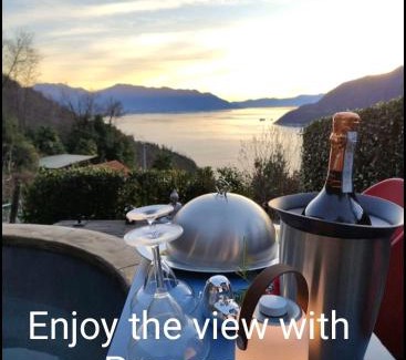 Maccagno House | Private Romantic Wellness Lake View Retreat- Whirlpool Hammam Spa e Piscina panoramica