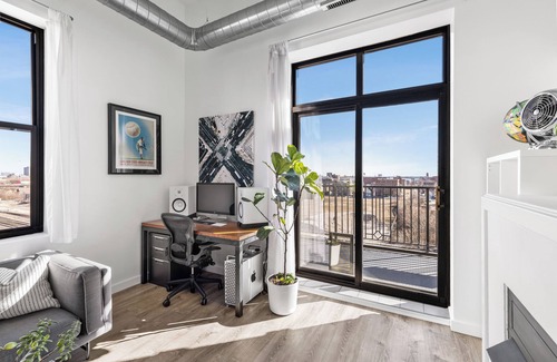 University Village / Little Italy Apartment | Private Room + Bathroom In Historic Luxury Loft w Skyline Views & Balcony