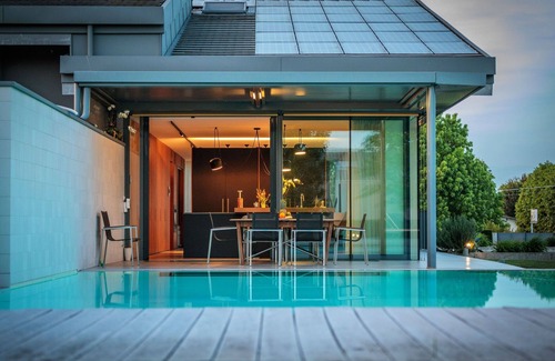 Arzergrande Villa | Private Villa with A/C, sauna, hot tub, private pool, WIFI, TV, patio, pets allowed, parking