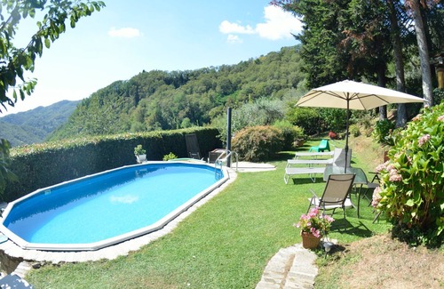 Gello Villa | Private Villa with WIFI, A/C, hot tub, private pool, TV, terrace, pets allowed, panoramic view