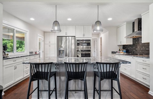 Westport House | Private Waterfront Home with heated pool, hot tub, firepit, kayaks, game room and much more!