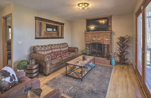 Piney Creek Cabin | Quaint Piney Creek cabin with wrap-around deck will restore you!
