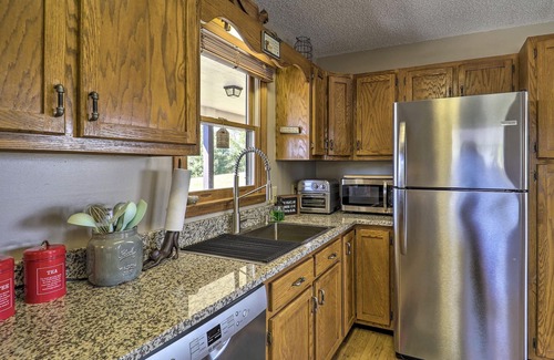 Piney Creek Cabin | Quaint Piney Creek cabin with wrap-around deck will restore you!