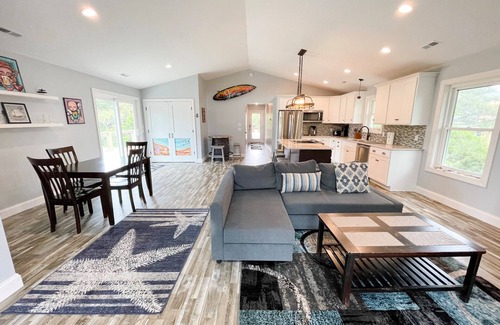 Ocracoke House | Queen Anne's Retreat: Dog friendly. Queen Anne's Retreat is outfitted with your