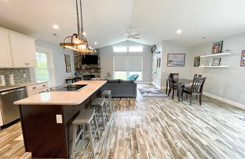 Ocracoke House | Queen Anne's Retreat: Dog friendly. Queen Anne's Retreat is outfitted with your